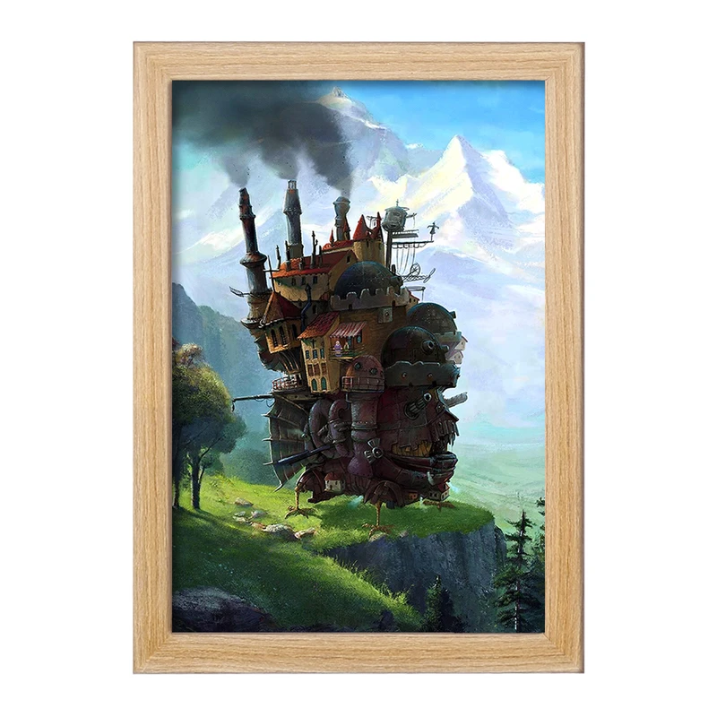 تابلو خندالو مدل قلعه متحرک هاول انیمه قلعه متحرک هاول  کد 12891