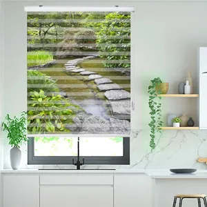  پرده زبرا زیو مدل L5013 سایز 150x280 سانتی متر