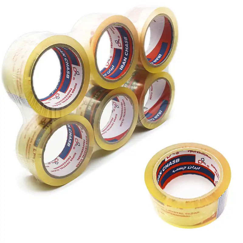 نوار چسب ایران چسب مدل IR-1 عرض 5 سانتیمتر بسته 6 عددی