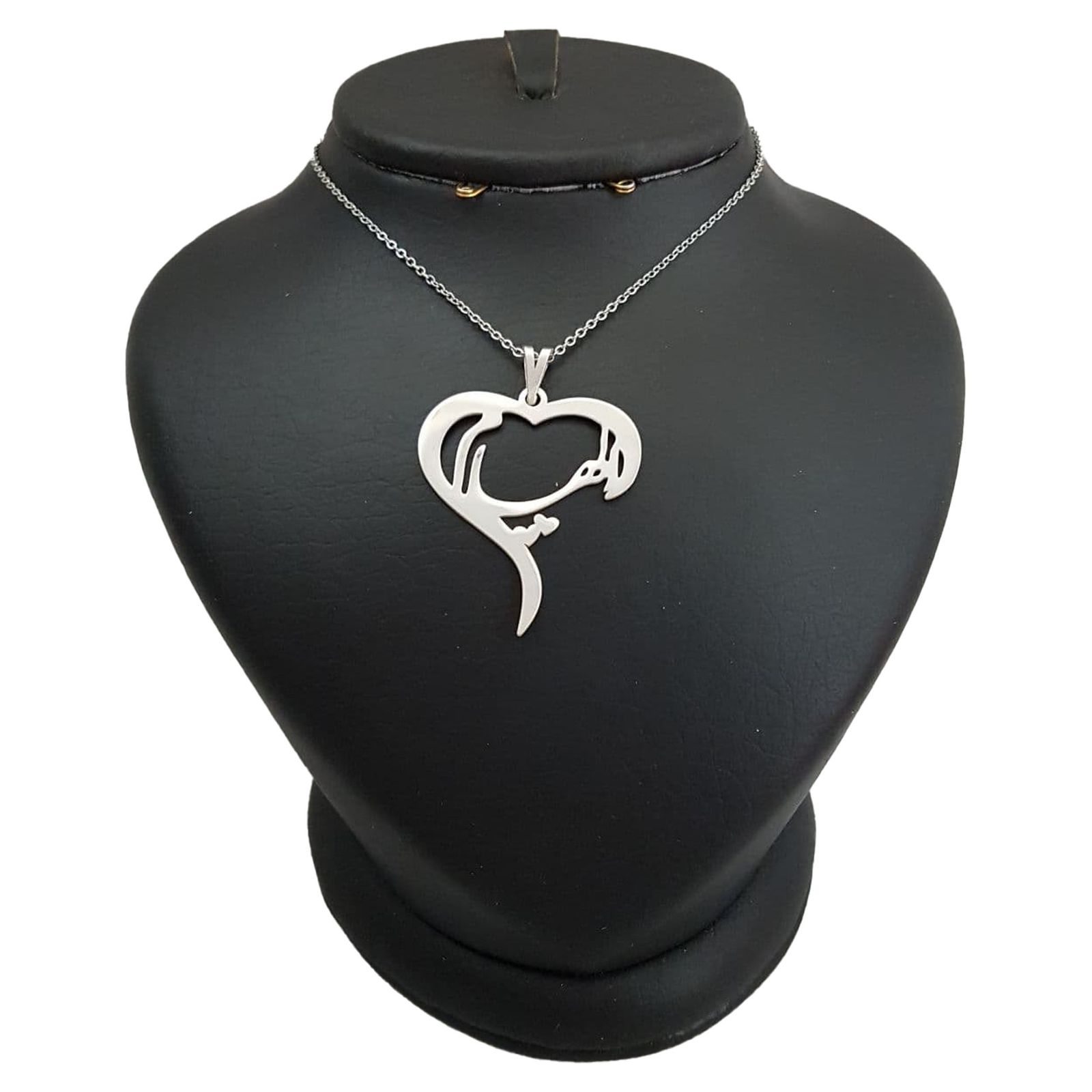 گردنبند نقره زنانه ترمه ۱ طرح الهام کد mas 00413 - - 1