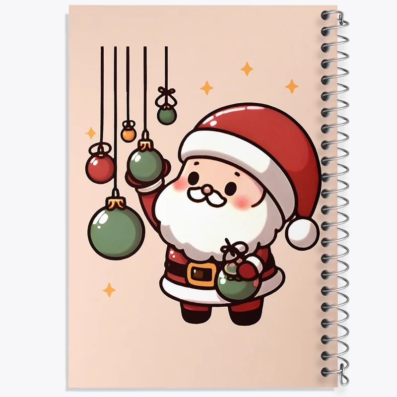 دفتر نقاشی 50 برگ خندالو طرح بابانوئل و کریسمس کد N5928