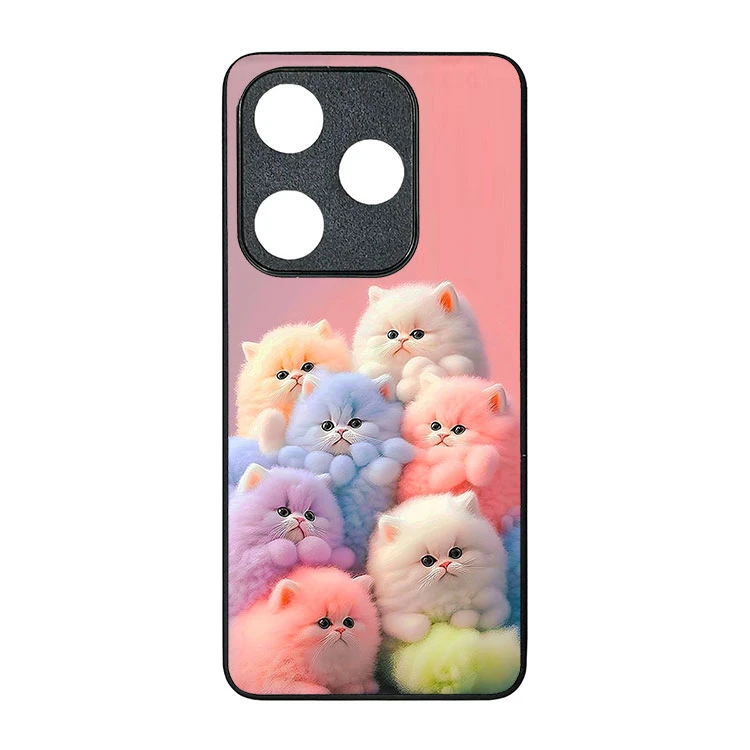کاور گالری وبفر طرح قاب گربه ها مناسب برای گوشی موبایل شیائومی poco f6