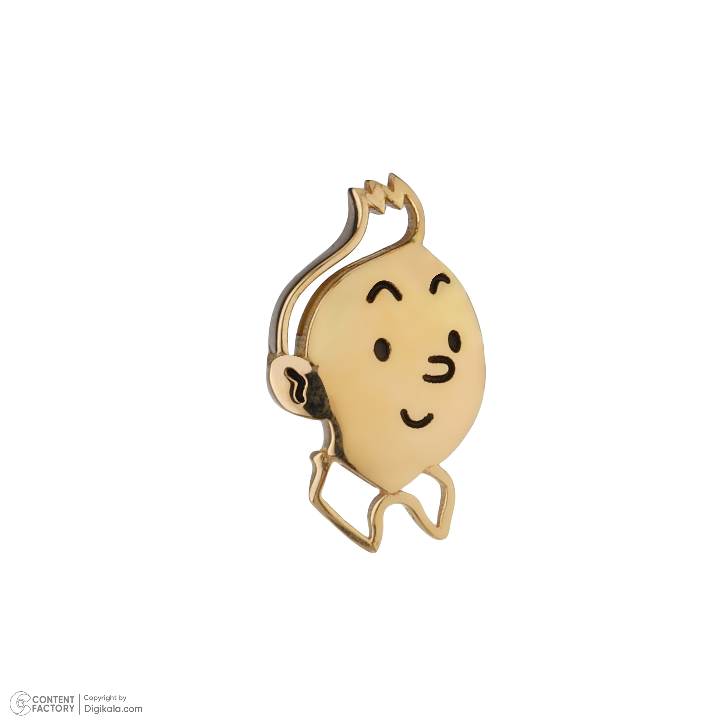 گوشواره طلا 18 عیار زنانه تاج مدل G315