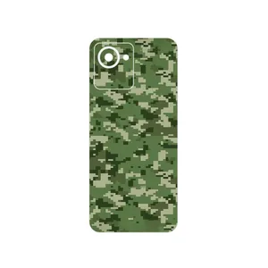 MAHOOT Army_Green_Pixel Cover Sticker for Realme C30s