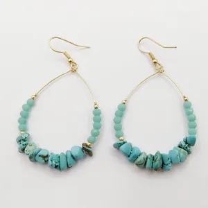 گوشواره زنانه آی ام مدل فیروزه