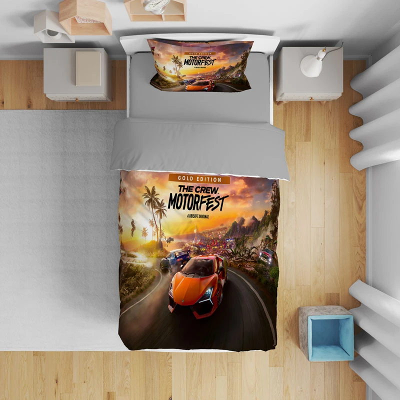 سرویس روتختی مدل ماشین سرعتی T5604 تک نفره 5 تکه