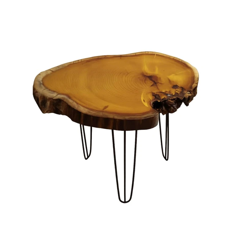 میز عسلی گرد مدل روستیک 