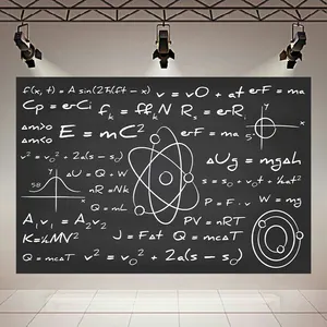 پوستر طرح تخته سیاه مدل فرمول فیزیک کد PD130136