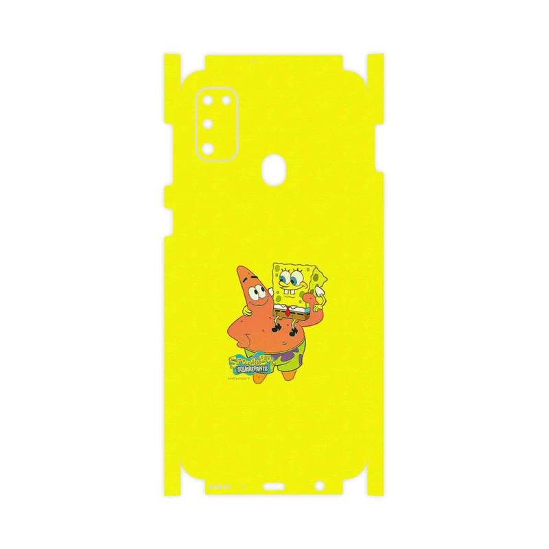 برچسب پوششی ماهوت مدل SpongeBob SquarePants-FullSkin مناسب برای گوشی موبایل سامسونگ Galaxy M30s