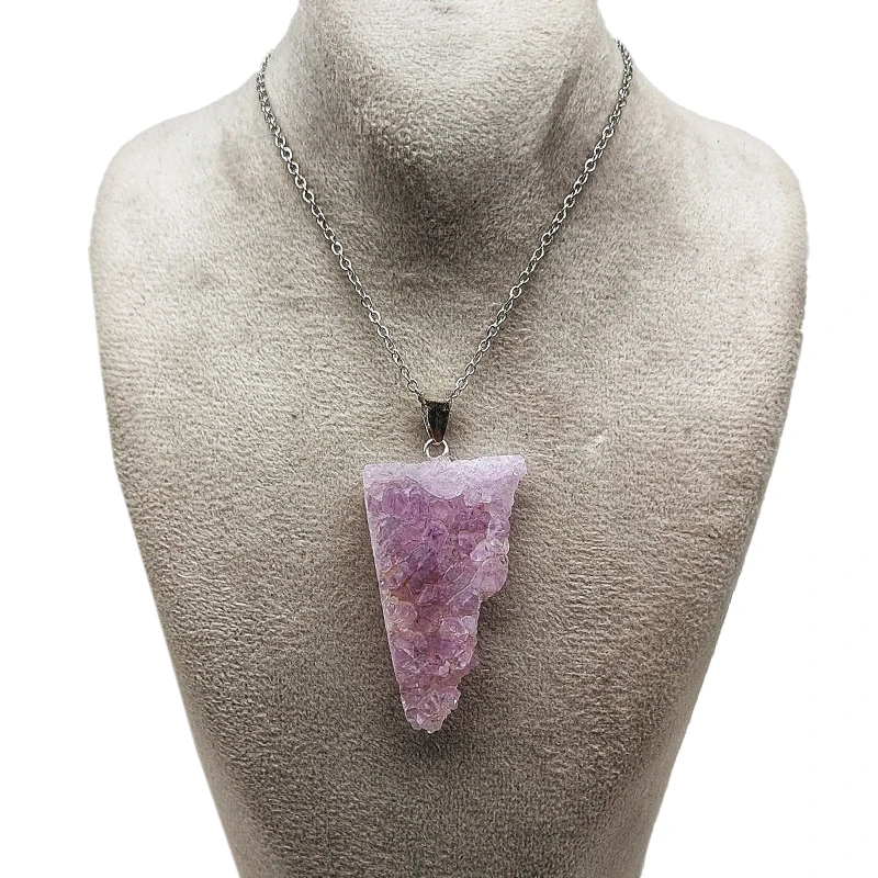 گردنبند دخترانه مدل آمیتیست کد 11-205