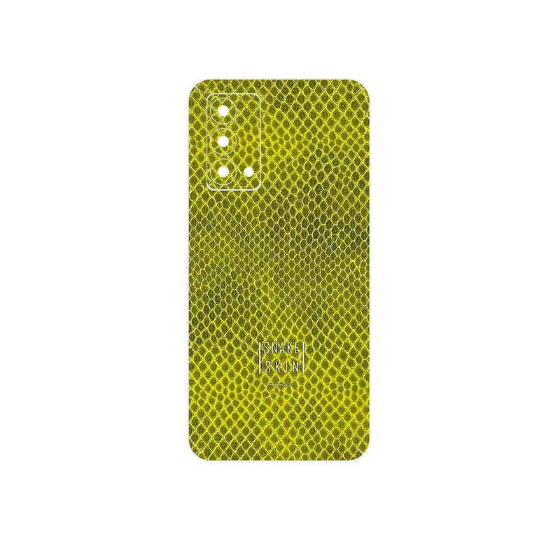 برچسب پوششی ماهوت مدل Yellow Snake Skin مناسب برای گوشی موبایل ریلمی GT Master