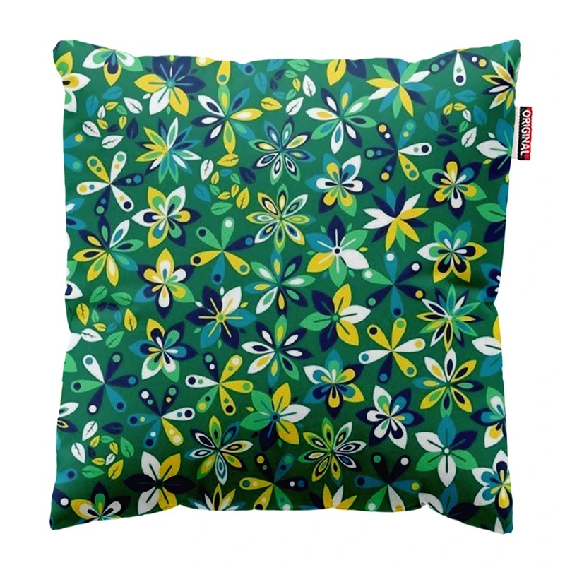 کوسن پاد آفرین طرح گل کد 1681 سایز 30*30 سانتی متر