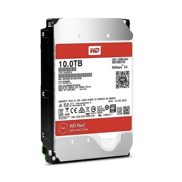 هارددیسک اینترنال وسترن دیجیتال مدل Red WD101EFBX ظرفیت 10 ترابایت