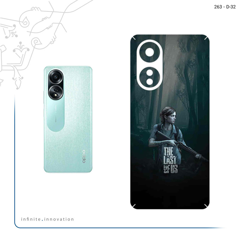 برچسب پوششی ماهوت مدل The_Last_of_Us مناسب برای گوشی موبایل اپو A58 4G
