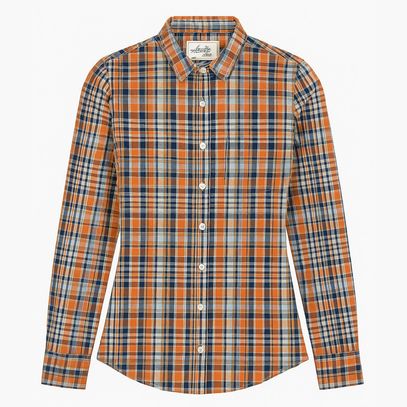 شومیز آستین بلند یقه برگردان زنانه کد 1203