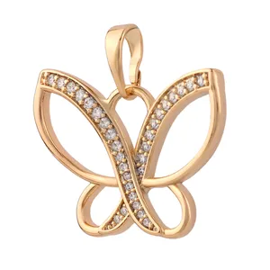 آویز گردنبند زنانه ژوپینگ مدل پروانه کد TP 322
