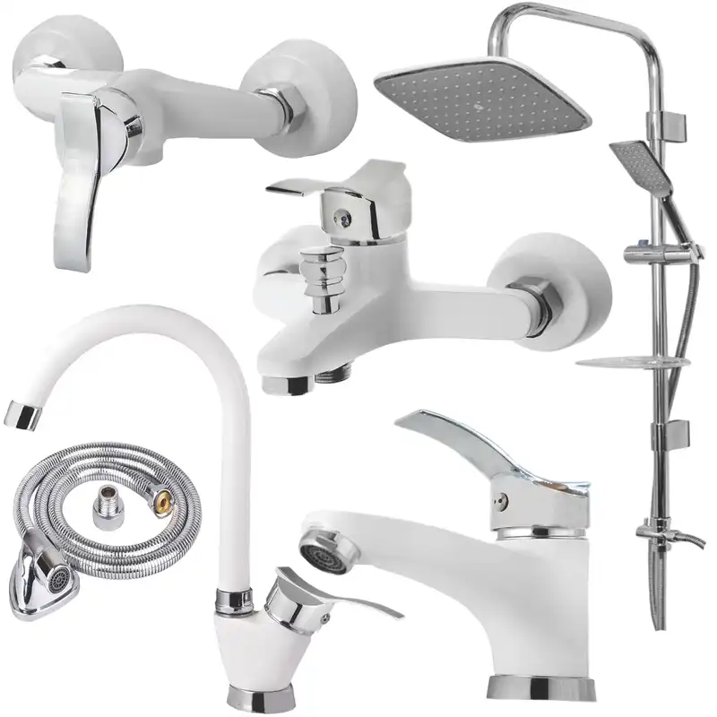 ست شیرآلات ایلمان مدل موج WK-AIR568 مجموعه 6 عددی