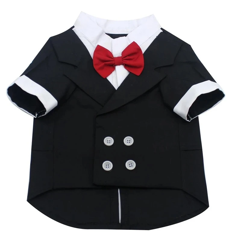 لباس سگ و گربه مدل کت مجلسی سایز XXL