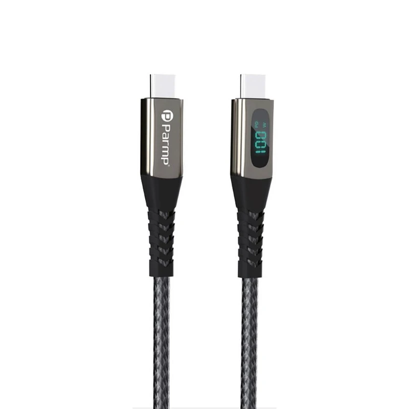 کابل USB-C پارمپ مدل PUDC-22CC2M 100W طول 2 متر