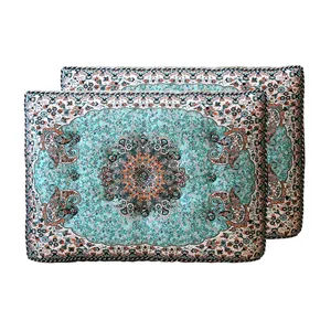 پشتی ترمه طرح شاه نشین کد10080 بسته دو عددی