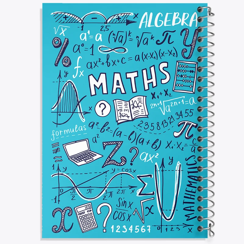 دفتر ژورنال نویسی 50 برگ خندالو مدل نقطه ای طرح ریاضی کد N901