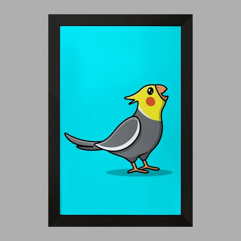 تابلو خندالو مدل حیوانات بامزه عروس هلندی کد 29639