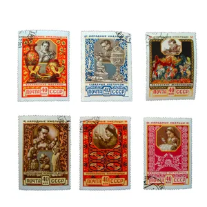 تمبر یادگاری مدل ملل کد h-84 مجموعه 6 عددی