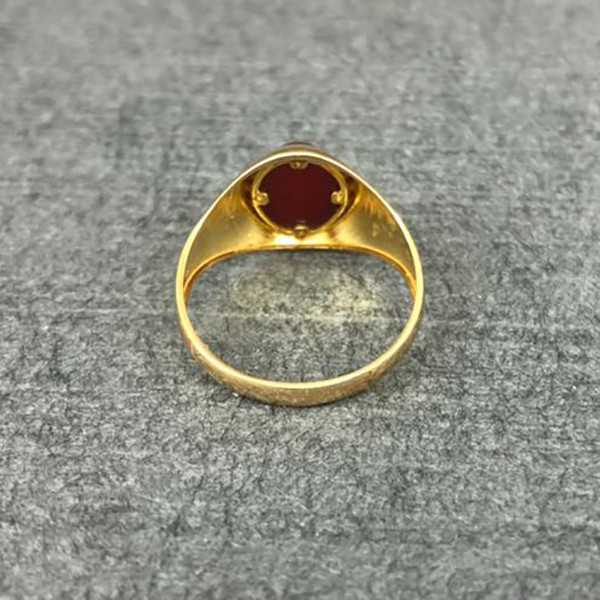 انگشتر طلا 18 عیار زنانه دوست خوب مدل dk342