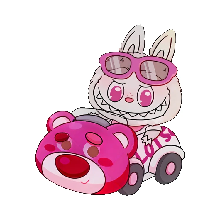 استیکر پارچه و لباس پاد آفرین مدل لبوبو کد 260