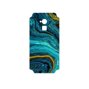 MAHOOT Turquoise marblewith golden streaks Cover Sticker for HTC One Max