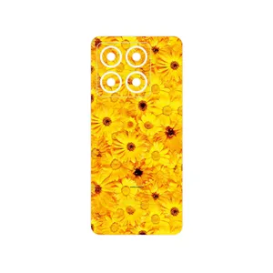 MAHOOT Yellow_Flower Cover Sticker for Xiaomi 14T