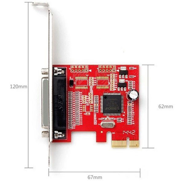 کارت تبدیل PCI به Parallel یونیتک مدل Y-7507