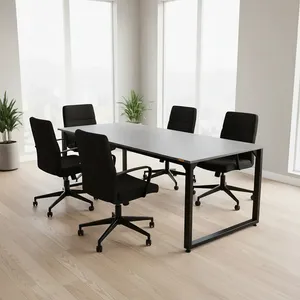 میز جلسه دیزم مدل مونتاژی TLD_asm_180×90_GR