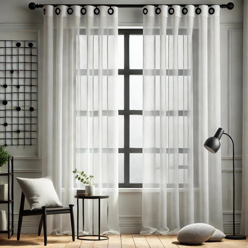 پرده پرندک مدل حریر سایز 300X280 سانتی متر