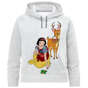 هودی دخترانه مدل سفیدبرفی و آهو D16