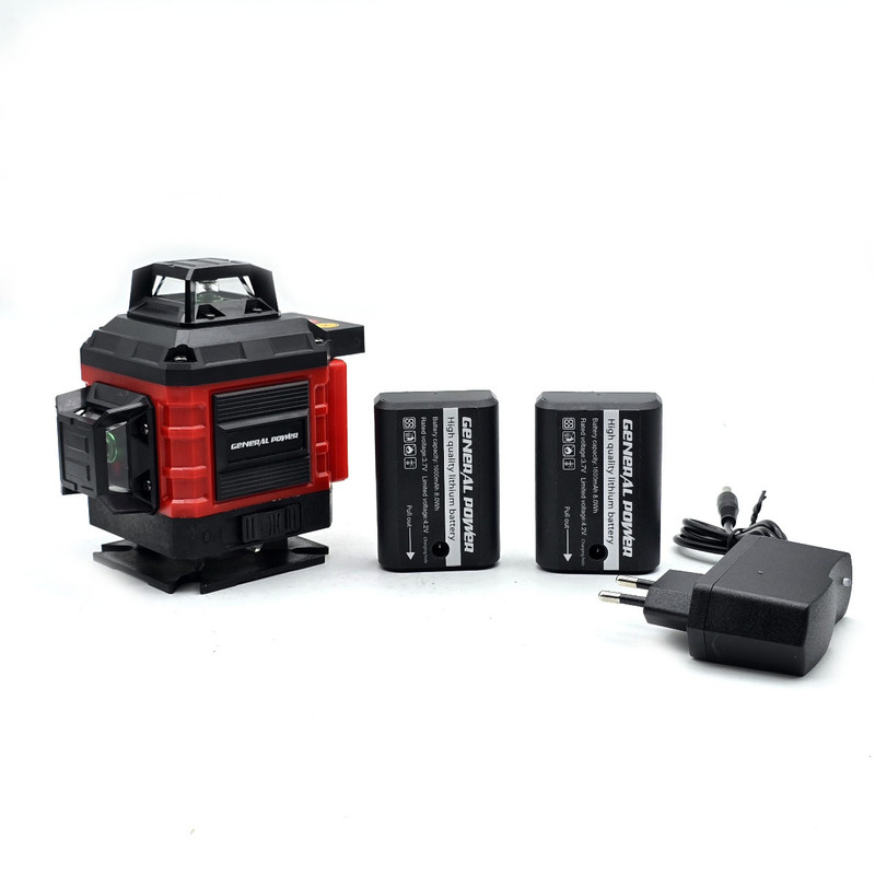 تراز لیزری جنرال پاور مدل درجه360 مجموعه 12 عددی