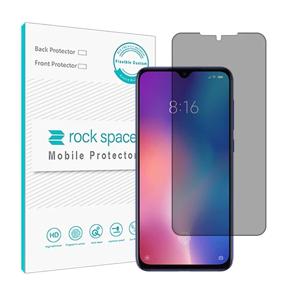 محافظ صفحه نمایش پرایوسی راک اسپیس مدل HyPRV مناسب برای گوشی موبایل شیائومی Mi 9 