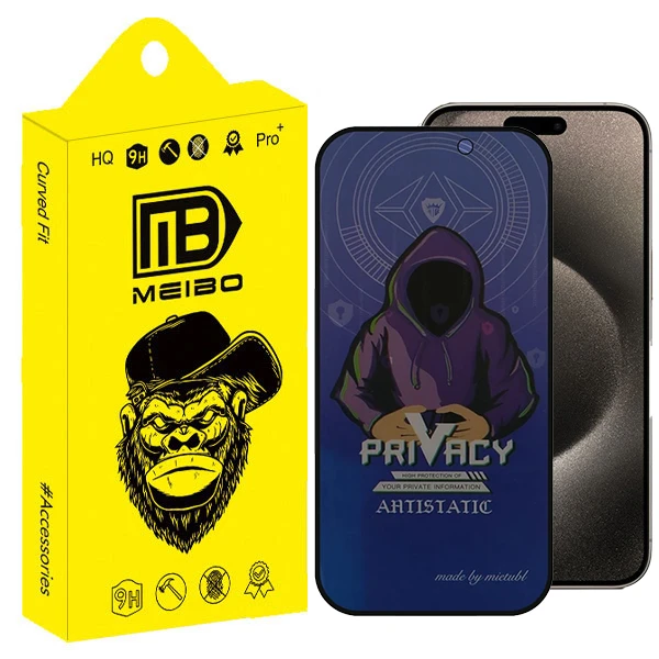 محافظ صفحه نمایش حریم شخصی میبو مدل Antistatic Celesta مناسب برای گوشی موبایل اپل iphone 15 Pro Max