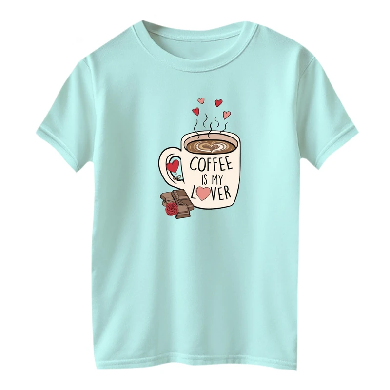 تی شرت آستین کوتاه بچگانه مدل فنجون قهوه