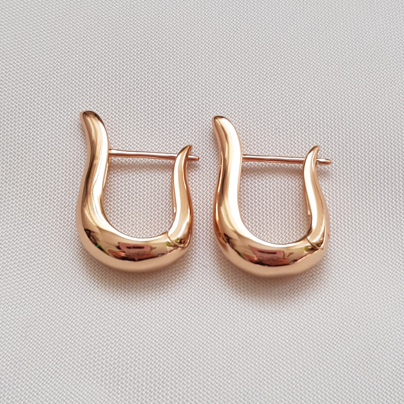 گوشواره زنانه ژوپینگ مدل آینه ای 3209