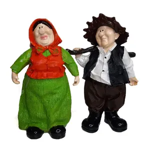 مجسمه مدل پیرمرد پیرزن کد P004 مجموعه 2 عددی