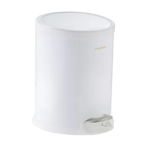 سطل زباله پدالی سام ست مدلV طرح استوانه ای کد 45135 ظرفیت 12 لیتری 
