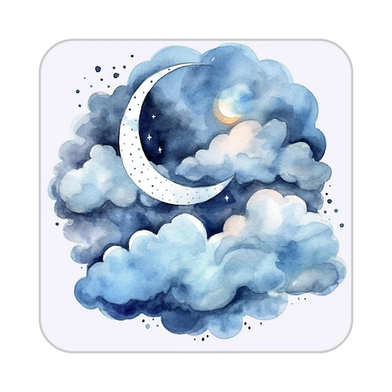 زیر لیوانی کاکتی طرح ماه و ستاره مدل mp53310