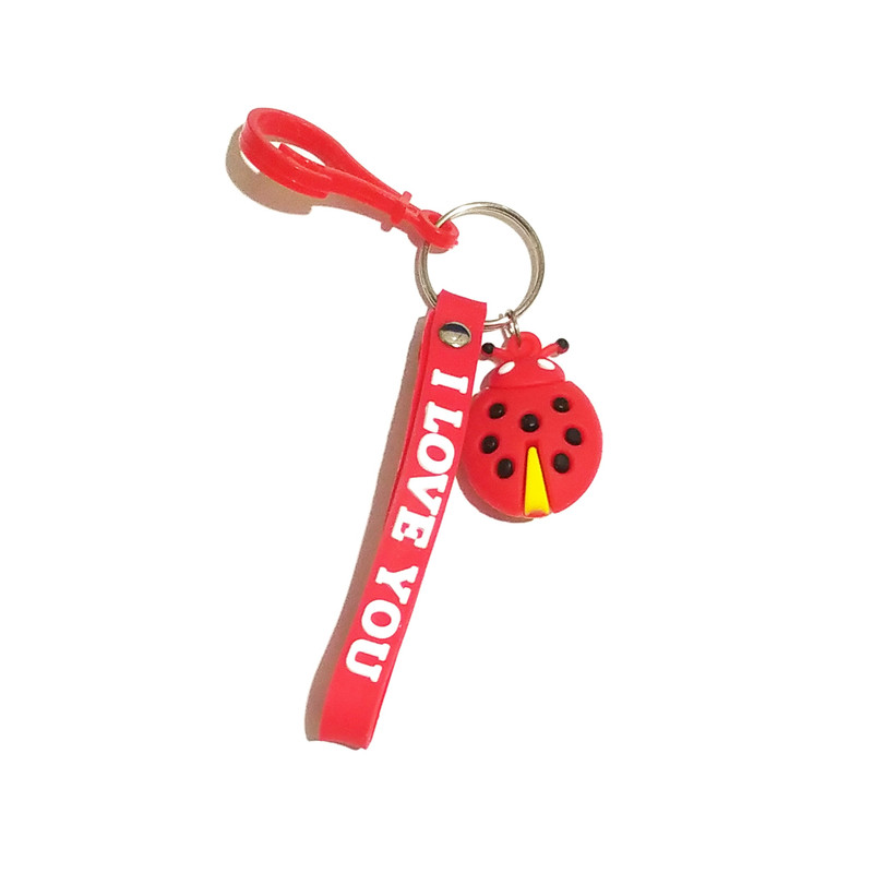 جاکلیدی دخترانه مدل سیلیکونی کفشدوزک کد 53