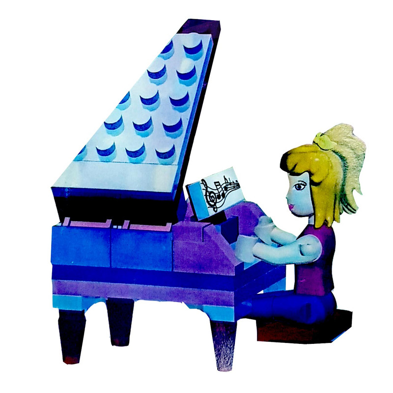 ساختنی مدل پیانو