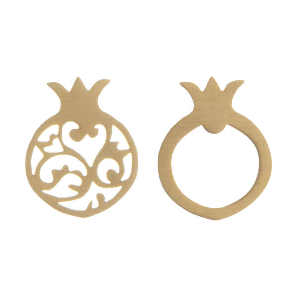 گوشواره طلا 18 عیار زنانه کانیار گالری کد GOA40