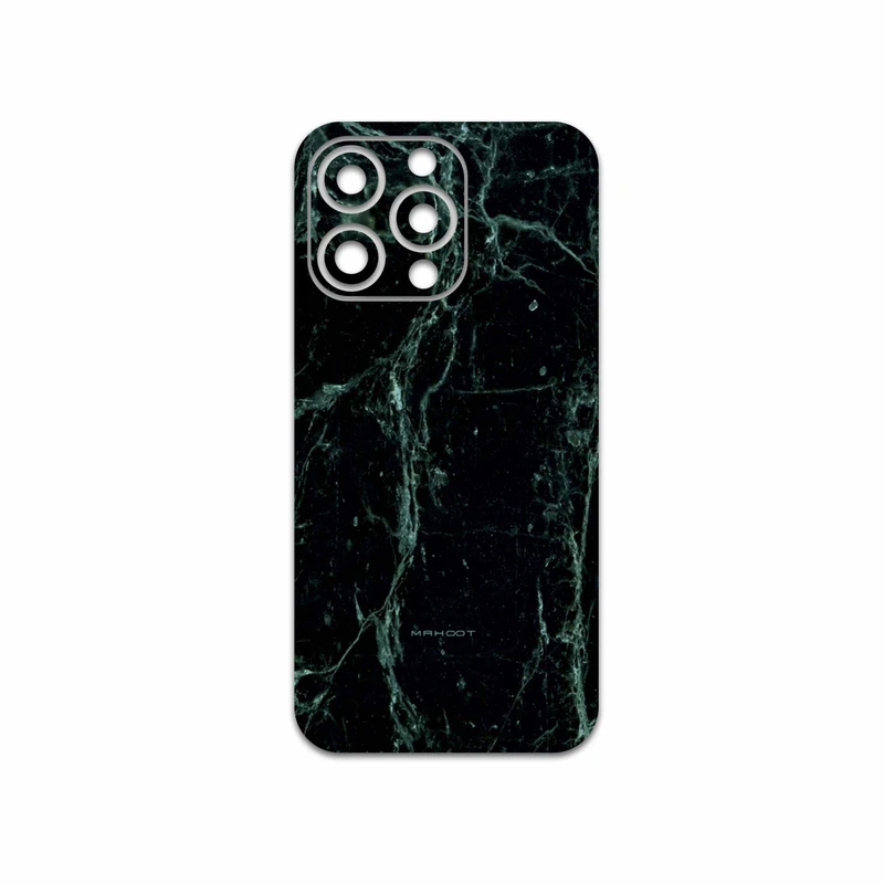 برچسب پوششی ماهوت مدل Graphite-Green-Marble مناسب برای گوشی موبایل اپل iphone 13 Pro