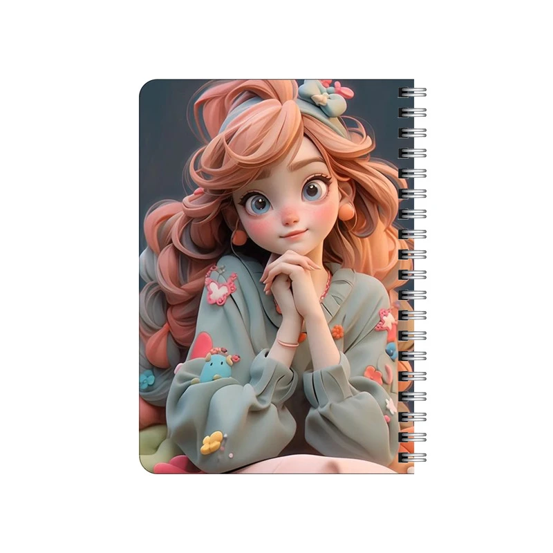 دفترچه یادداشت بامبیلیپ مدل چوبی طرح دختر امیدوار کد 0545024