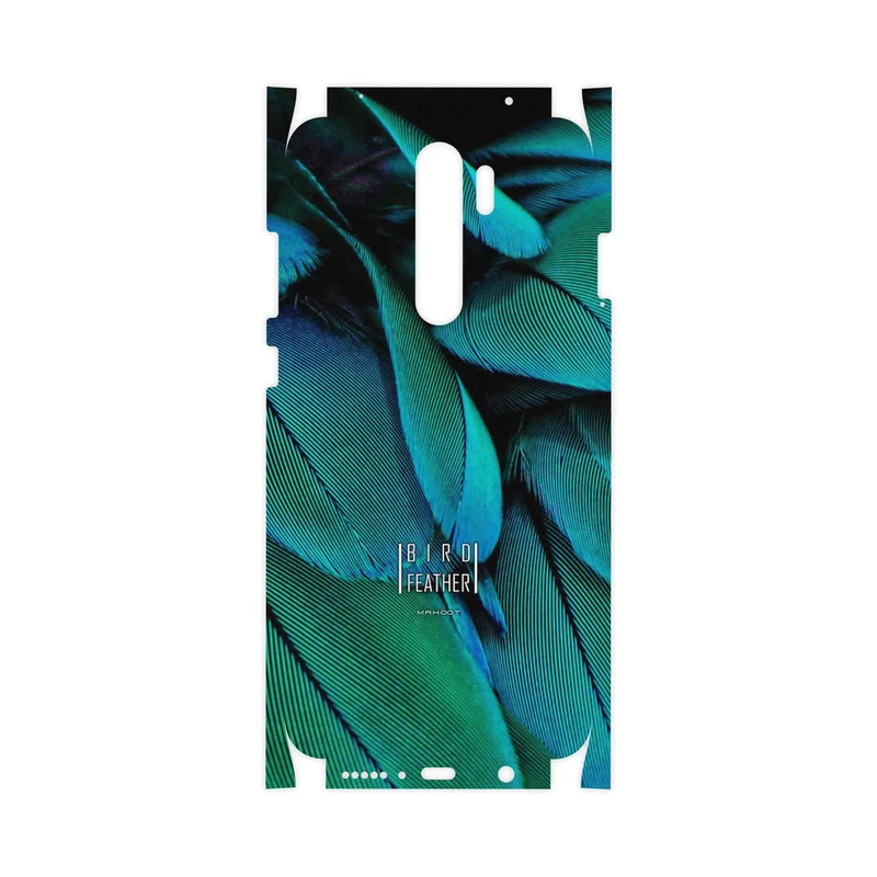 برچسب پوششی ماهوت مدل Green Feather-FullSkin مناسب برای گوشی موبایل شیائومی Redmi Note 8 Pro