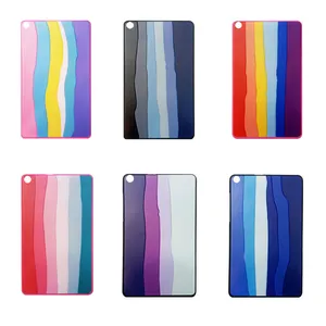 کاور مدل رنگین کمان مناسب برای تبلت سامسونگ Galaxy Tab A 8.0 2019 T295 / T290 مجموعه شش عددی